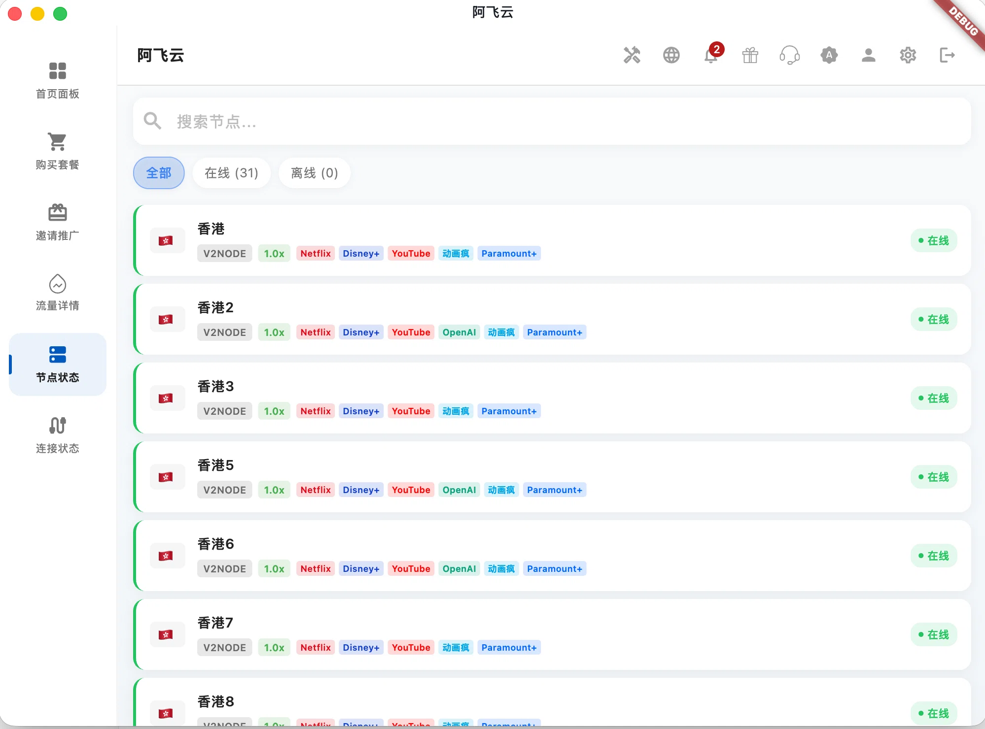 节点状态