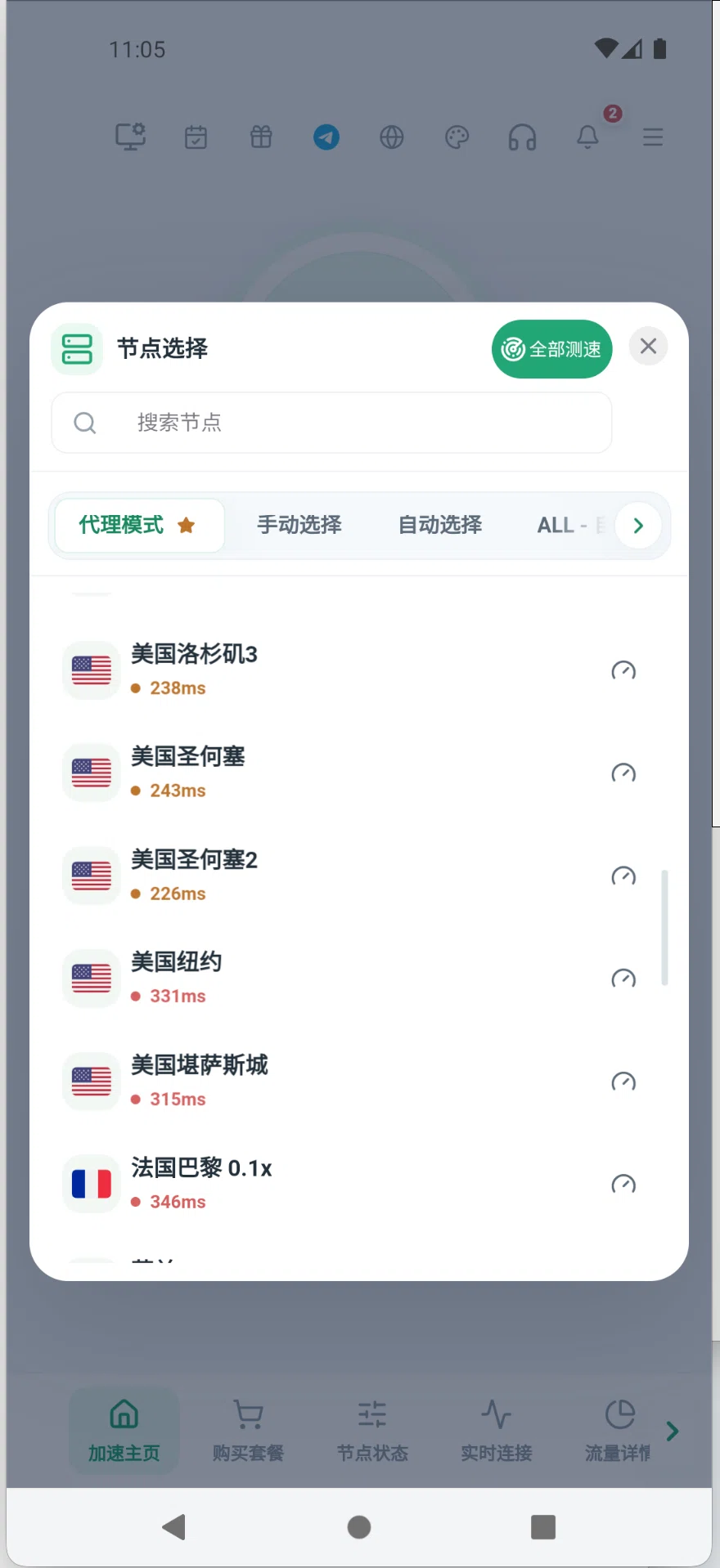 节点选择